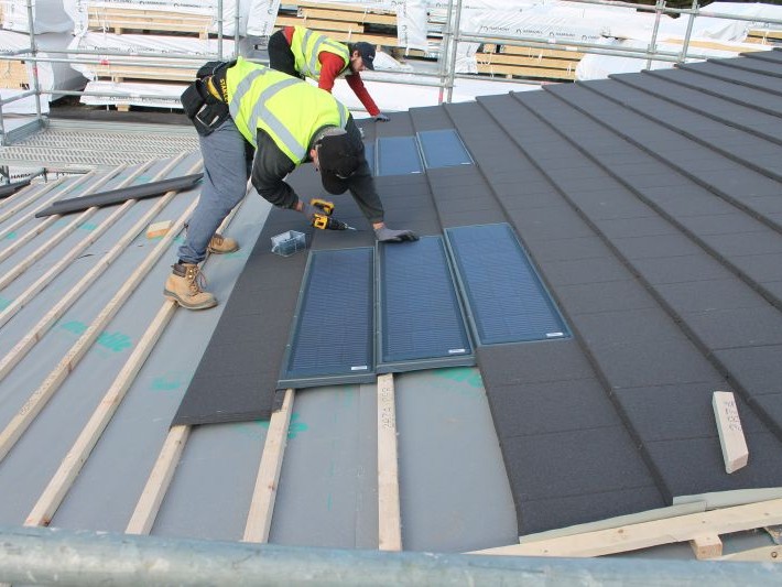 Tile Roof Detail